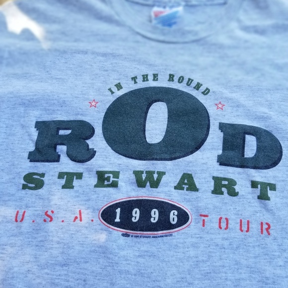 Vintage Rod Steward 1996 Tour Tshirt - Picture 3 of 4